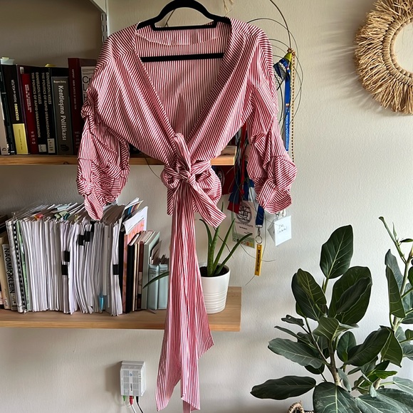 Zara wrap blause - Picture 1 of 4